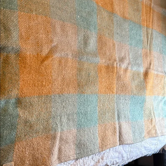 Kenwood wool plaid blanket throw 55”x68” - Picture 6 of 8